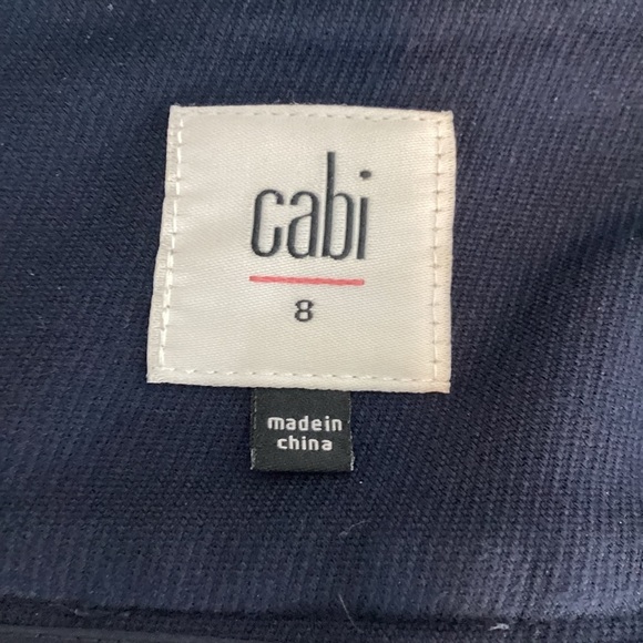 Cabi Lido Skirt Navy Blue Ponte Knit Workwear Pencil Style 5051 Size 8 - Picture 6 of 7